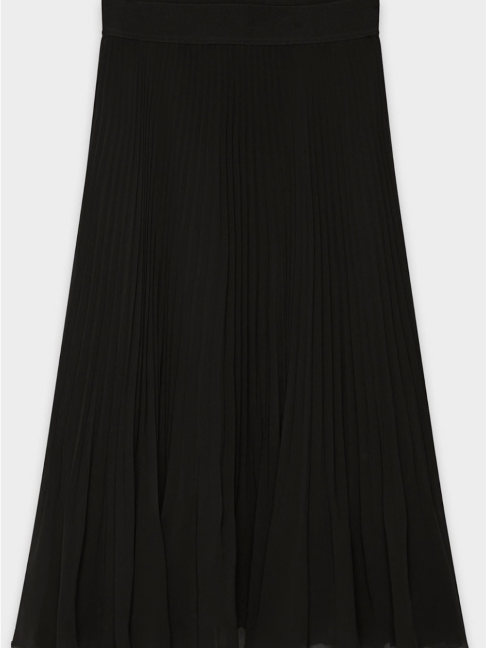 Aritzia Black Twirl Pleated Skirt